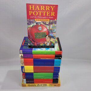 Harry Potter 8 Hardcover Softcover Book Lot Cursed Child Complete Raincoast Set